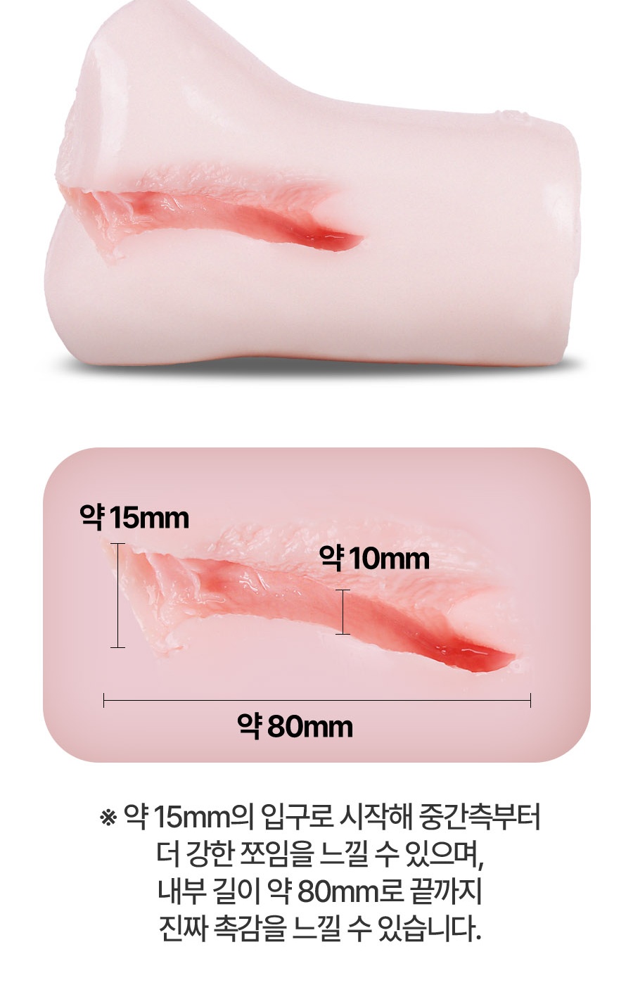 오양금화 제품 내부 단면
